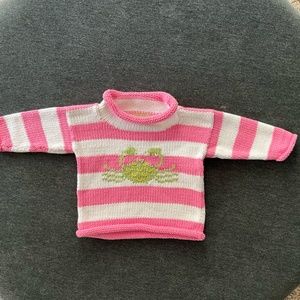 CLAVER/CLAUCR Striped Crab Sweater